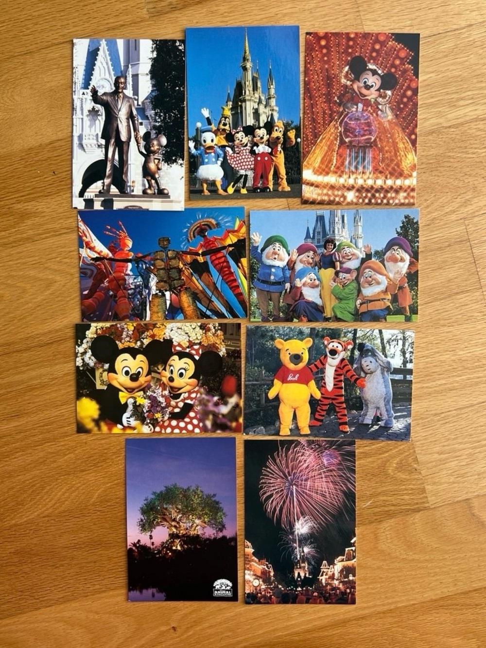 (2002) Disney Characters Postcard Set
